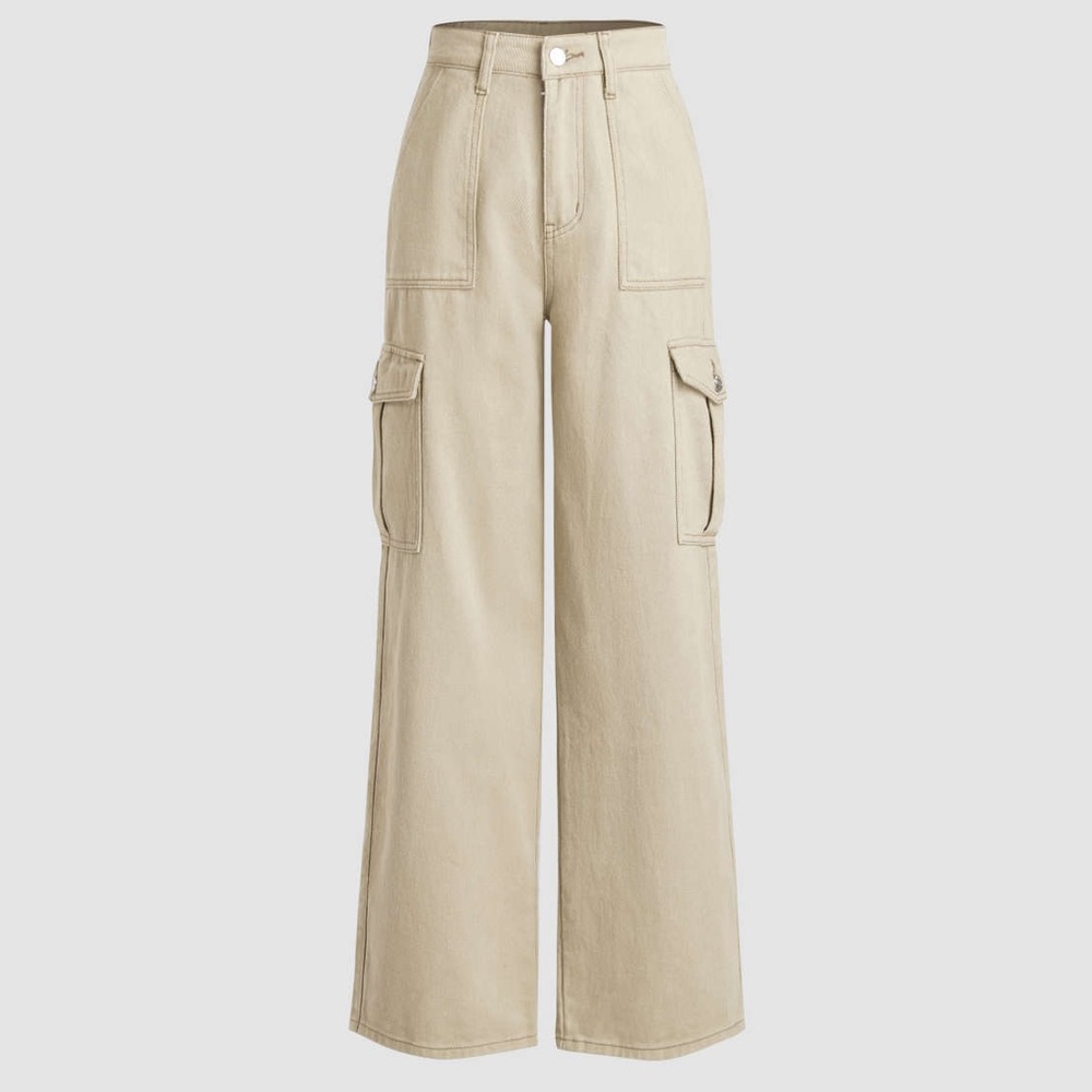 Solid Cargo Jeans